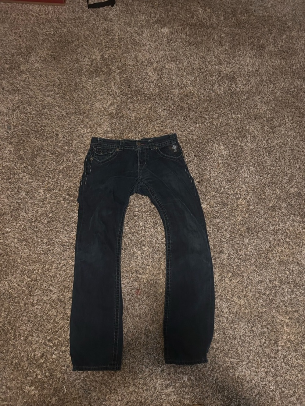 Men's Straight Leg Jeans in Dark Blue - Classic Everyday Fit
